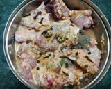 A picture of step 1 of Spicy Bombay Chicken Biryani.