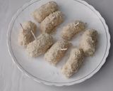 A picture of step 7 of Cheesy and Crispy Banana Fritters.