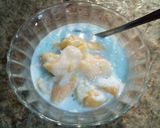 Foto langkah ke 3 dari resep Tape singkong kuah susu Segar rasa vanilla blue.