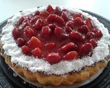 Foto del paso 4 de la receta: Tarta de frutilla y coco