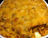 A picture of step 7 of Spicy Cheesy Beef Pasta.