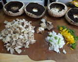 Foto del paso 1 de la receta: Portobellos gigantes con relleno