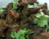 A picture of step 8 of Mutton chukka.