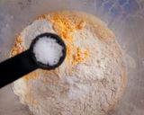 A picture of step 7 of Tutti Frutti Custard Cake.