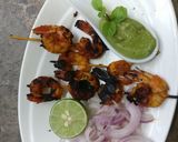 A picture of step 4 of Grilled shrimp.