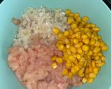 Фото кроку 1 до Рубленые котлеты из индейки с кукурузой.
