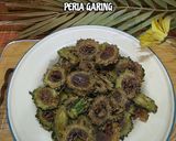 Gambar langkah 3 resipi Peria garing.