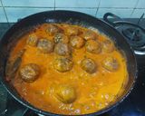 A picture of step 3 of Raw Banana Kofta Curry.