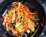 Foto del paso 2 de la receta: Ensalada semi tibia, c/ couz couz