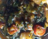 A picture of step 5 of Porridge soup. (With sweet potatoes and unripe plantain).