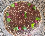 Une image de l'étape 3 de La tarte aux chocolat,framboise.