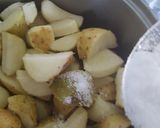 A picture of step 4 of Shortcut fish and potato wedges !.