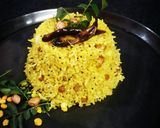 A picture of step 4 of Pulihora (South Indian Tamarind Rice).