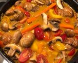 A picture of step 5 of Valentines Veggie Thai Red Curry.