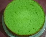 Foto langkah ke 9 dari resep Sponge cake Pandan Coklat Keju.