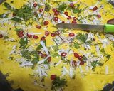 A picture of step 5 of Khandvi (Pitod).