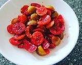 Hình bước làm 2 của món Mận hà nội lắc