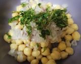 A picture of step 3 of Imli chana Chaat.