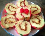 Foto langkah ke 8 dari resep Roll Cake Jelita (Takaran Sendok).