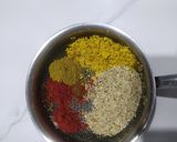 A picture of step 3 of Bharwa parwal ki sabji with besan.