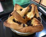Foto langkah ke 7 dari resep Raisins Bread Pudding Ala Vileen.