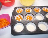 Mandulás-sárgabarackos gyors muffin recept fázis 2 fotója