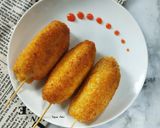 Foto langkah ke 6 dari resep Corndog Sosis.