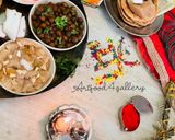 A picture of step 3 of Navratri thali.