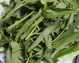 A picture of step 1 of Kolmi Shaag Bhaja (Water Spinach Stir Fry).