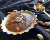 A picture of step 6 of Amaranth halwa with jaggery.