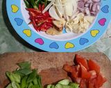 Foto langkah ke 2 dari resep #07 Cumi oseng cabe ijo.