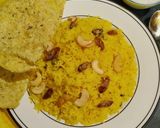 A picture of step 7 of Basanti Pulao.