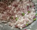 A picture of step 1 of Cholie ki sabji.