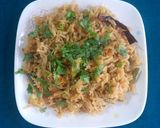A picture of step 5 of Kerala style pulav.