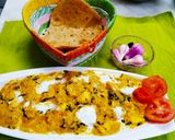 A picture of step 5 of Methi Malai Paneer.