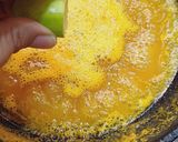 A picture of step 3 of Muskmelon Orange jam.