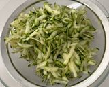 A picture of step 1 of Zucchini Pancakes.