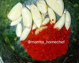 A picture of step 2 of Kaju Gathiya Sabji.