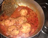 A picture of step 3 of North indian veg thali.