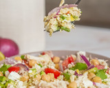 Foto del paso 2 de la receta: Ensalada de garbanzos y pollo