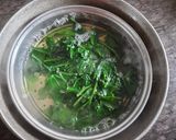 A picture of step 1 of Spinach Corn Cheese Wadas.