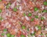 A picture of step 1 of Yellow Masala sago.