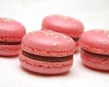 Málnás macaron recept fázis 10 fotója