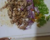 Foto del paso 2 de la receta: Berenjenas rellenas de pollo
