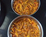 A picture of step 4 of Sev Bhaji.