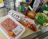 รูปขั้นตอนการทำที่ 1 ของ สปาเก็ตตี้ ไส้กรอกหมูสับ