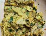 A picture of step 2 of Batata vada and paneer chilli stuffed idli.