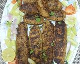 A picture of step 7 of Chicken mince Turkish kababs Indian style with curd chutney raita.