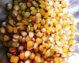 A picture of step 1 of Corn Vada.