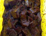 A picture of step 1 of Fried liver.